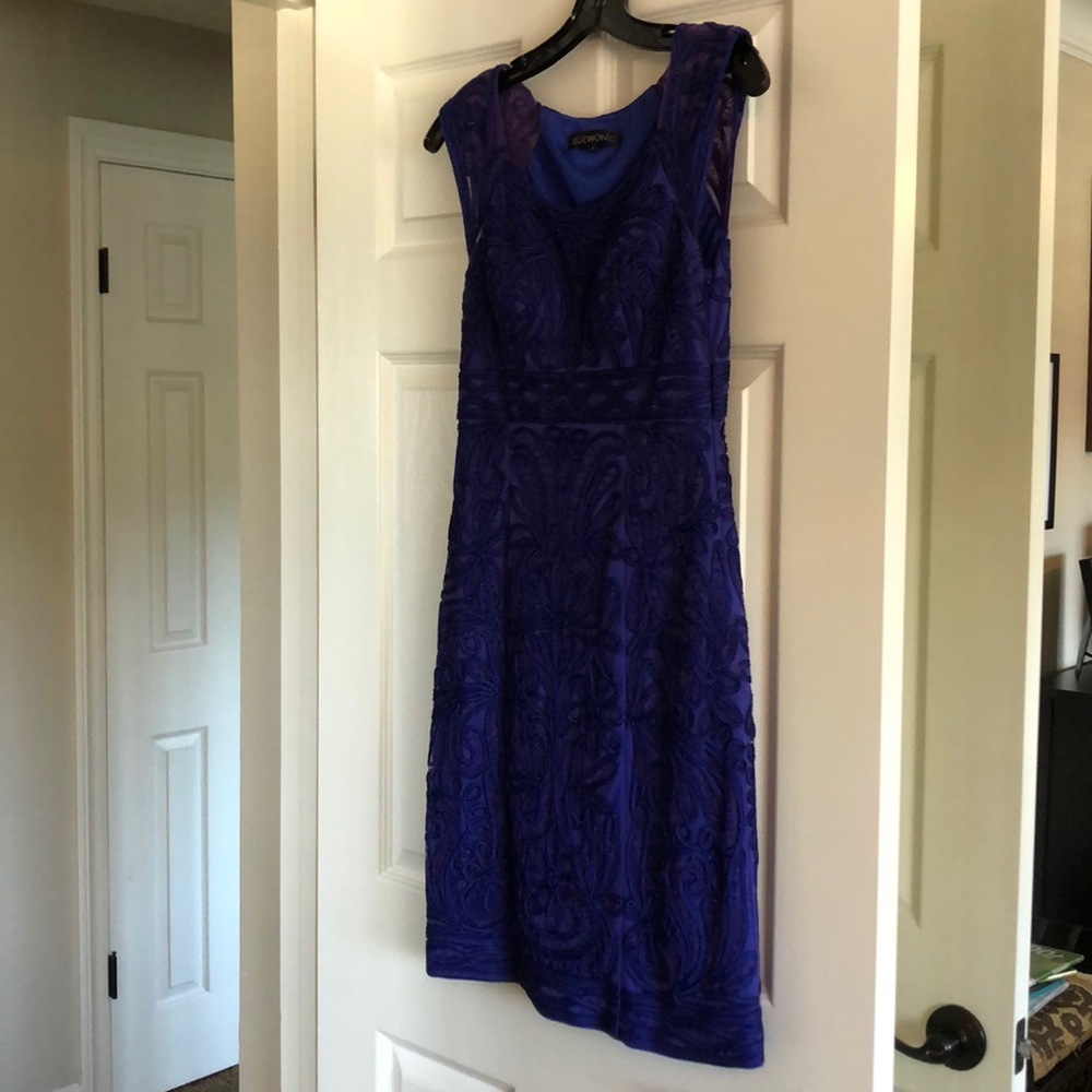 Sue Wong brocade dress, size 4, worn one time.